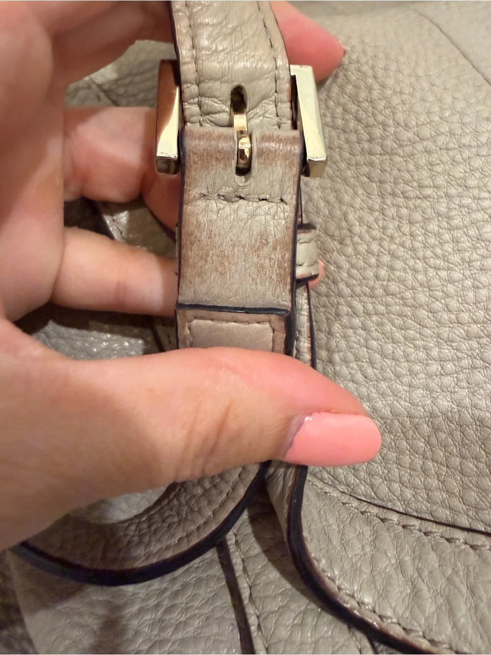 Kate Spade Leather Backpack Bundle- Black and Taupe)